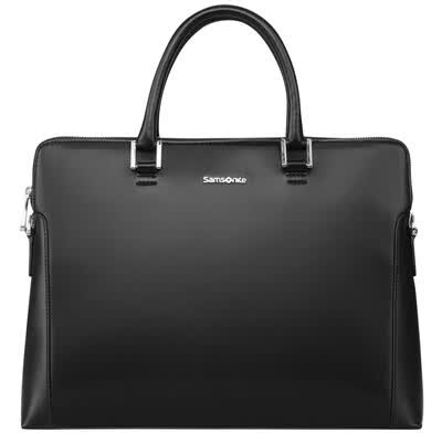 Samsonite men's handbag business briefcase notebook horizontal bag BN7*09001 black